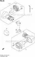 CLIGNOTANTS pour Suzuki GLADIUS 650 2014