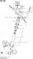 COLONNE DE DIRECTION pour Suzuki GLADIUS 650 2014