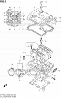 CULASSE (REAR) pour Suzuki GLADIUS 650 2014