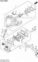 ENSEMBLE FEU ARRIERE (SFV650AL5 E28) pour Suzuki GLADIUS 650 2015