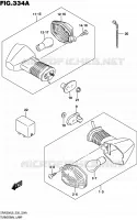 CLIGNOTANTS pour Suzuki GLADIUS 650 2016