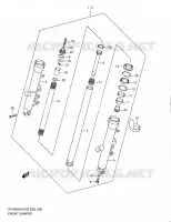AMORTISSEUR AVANT (SFV650K9/L0) pour Suzuki GLADIUS 650 2010