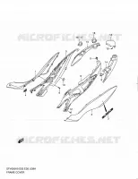 CARENAGES ARRIERE (MODEL L0) pour Suzuki GLADIUS 650 2010
