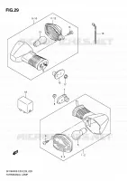 CLIGNOTANTS pour Suzuki GLADIUS 650 2010