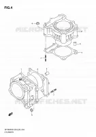 CYLINDRE pour Suzuki GLADIUS 650 2010