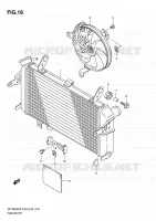 RADIATEUR pour Suzuki GLADIUS 650 2010