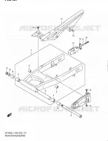 BRAS OSCILLANT ARRIERE pour Suzuki GLADIUS 650 2011