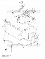 DURITE DE RADIATEUR pour Suzuki GLADIUS 650 2011
