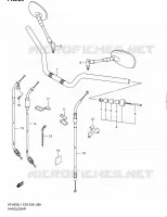 GUIDON (SFV650AL1 E28) pour Suzuki GLADIUS 650 2011