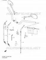 GUIDON (SFV650AL1 E33) pour Suzuki GLADIUS 650 2011