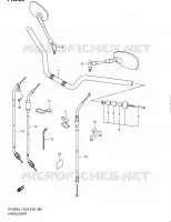 GUIDON (SFV650L1 E28) pour Suzuki GLADIUS 650 2011