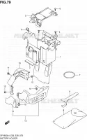 BAC A BATTERIE   OUTILS (SFV650AL4 E33) pour Suzuki GLADIUS 650 2014