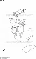 BAC A BATTERIE   OUTILS (SFV650L4 E28) pour Suzuki GLADIUS 650 2014