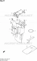 BAC A BATTERIE   OUTILS (SFV650L4 E33) pour Suzuki GLADIUS 650 2014