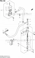 MAITRE CYLINDRE ARRIERE (SFV650L4 E03) pour Suzuki GLADIUS 650 2014