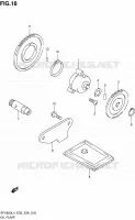 POMPE A HUILE pour Suzuki GLADIUS 650 2014