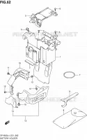 BAC A BATTERIE   OUTILS (SFV650UAL4 E21) pour Suzuki GLADIUS 650 2014