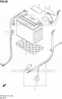 BATTERIE (SFV650UL4 E21) pour Suzuki GLADIUS 650 2014