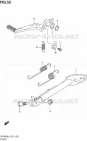 BEQUILLE pour Suzuki GLADIUS 650 2014