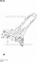 CADRE (SFV650UL4 E21) pour Suzuki GLADIUS 650 2014