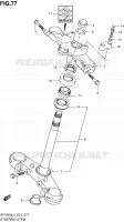COLONNE DE DIRECTION pour Suzuki GLADIUS 650 2014