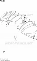 COUVRE RESERVOIR pour Suzuki GLADIUS 650 2014