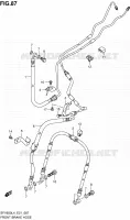 DURITE DE FREIN AVANT (SFV650AL4 E21) pour Suzuki GLADIUS 650 2014