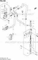 MAITRE CYLINDRE ARRIERE (SFV650AL4 E21) pour Suzuki GLADIUS 650 2014
