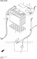 BATTERIE (SFV650L5 E21) pour Suzuki GLADIUS 650 2015