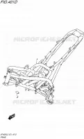 CADRE (SFV650UAL5 E21) pour Suzuki GLADIUS 650 2015
