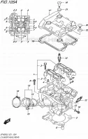 CULASSE (REAR) pour Suzuki GLADIUS 650 2015