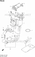 BAC A BATTERIE   OUTILS (SFV650UAL4 E21) pour Suzuki GLADIUS 650 2014