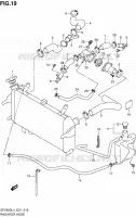 DURITE DE RADIATEUR (SFV650L4 E21) pour Suzuki GLADIUS 650 2014