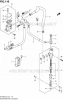 MAITRE CYLINDRE ARRIERE (SFV650UAL4 E21) pour Suzuki GLADIUS 650 2014