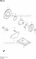 POMPE A HUILE pour Suzuki GLADIUS 650 2014