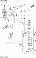 MAITRE CYLINDRE ARRIERE (SFV650UAL5 E21) pour Suzuki GLADIUS 650 2015