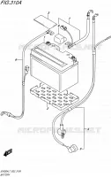 BATTERIE pour Suzuki SV 650 2017