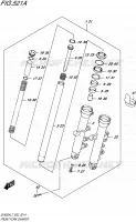 FOURCHE pour Suzuki SV 650 2017