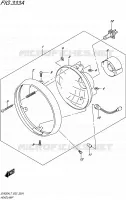 PHARE (SV650AL7 E02) pour Suzuki SV 650 2017
