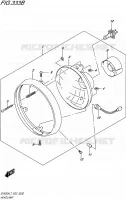 PHARE (SV650AL7 E19) pour Suzuki SV 650 2017