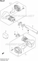 CLIGNOTANTS (SV650SK8/SAK8) pour Suzuki SV-S 650 2010