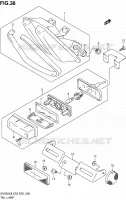 ENSEMBLE FEU ARRIERE pour Suzuki SV-S 650 2010