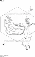 PHARE (SV650SK8/SAK8/SK9/SAK9/SL0/SAL0) pour Suzuki SV-S 650 2010