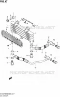 RADIATEUR D'HUILE pour Suzuki SV-S 650 2010