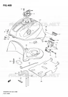 RESERVOIR D'ESSENCE (MODEL L0) pour Suzuki SV-S 650 2010