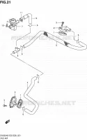 SYSTEME RECYCLAGE GAZ ECHAPPEMENT pour Suzuki SV-S 650 2010