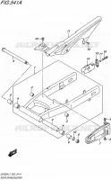 BRAS OSCILLANT ARRIERE pour Suzuki SV 650 2017