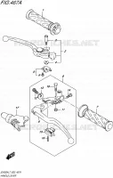 ENSEMBLE LEVIERS   POIGNEES pour Suzuki SV 650 2017