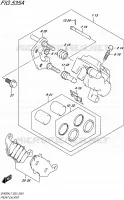 ETRIER DE FREIN AVANT pour Suzuki SV 650 2017