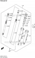 FOURCHE pour Suzuki SV 650 2017